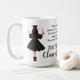 Personalisierter Abschluss-Kaffeebecher Kaffeetasse