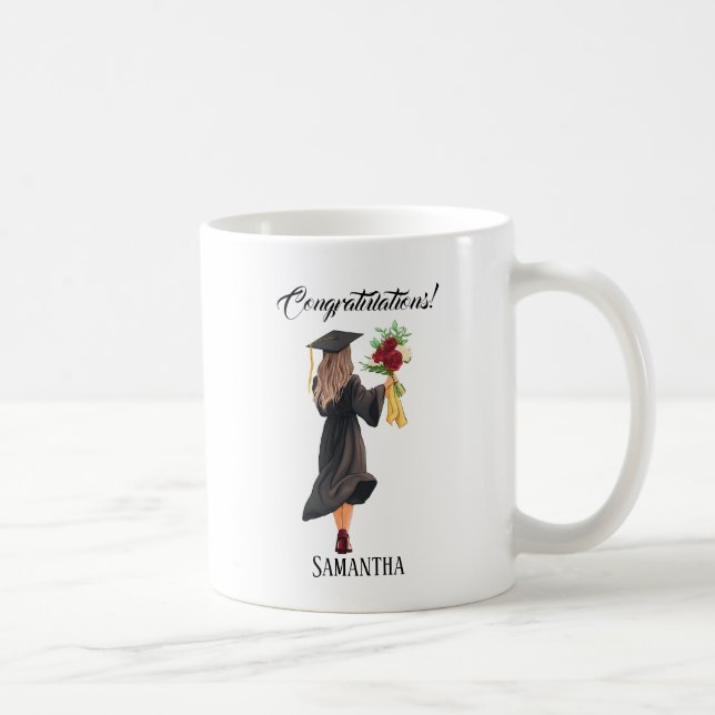 Personalisierter Abschluss Kaffeetasse (Rechts)