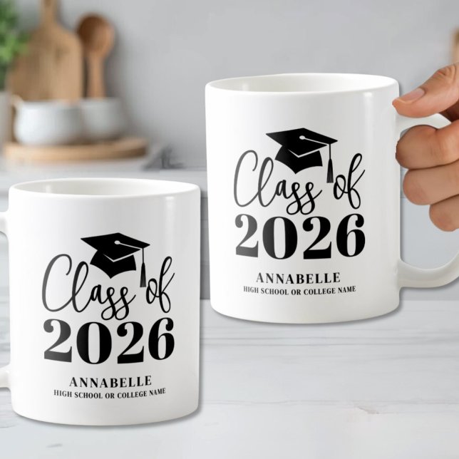 Personalisierter Abschluss Kaffeetasse (Personalized Graduation Coffee Mug)