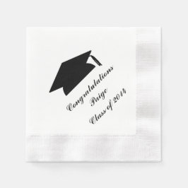 Personalisierter Abschluss Paper Napkins Serviette