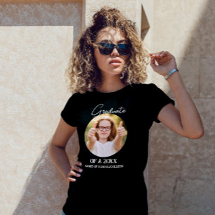 Personalisierter Abschluss T - Shirt 2014 weiß & s