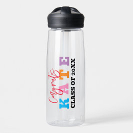 Personalisierter Abschluss Wasserflasche Trinkflasche