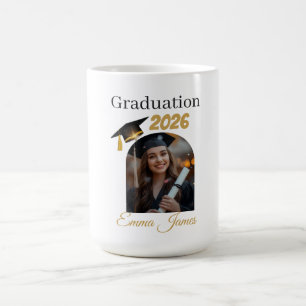 Personalisierter Abschlussbecher – Abschlussjahrga Kaffeetasse