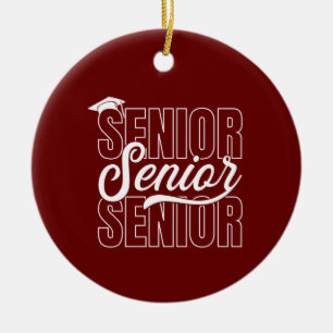 Personalisierter Abschlussgeschenk-Ornament  Keramik Ornament