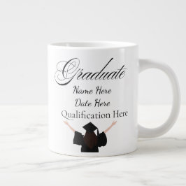 Personalisierter Abschlussname, individuelles Gesc Jumbo-Tasse