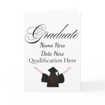 Personalisierter Abschlussname, individuelles Gesc