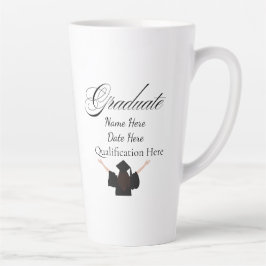 Personalisierter Abschlussname, individuelles Gesc Milchtasse