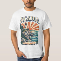Personalisierter Acadia Maine Leuchtturm