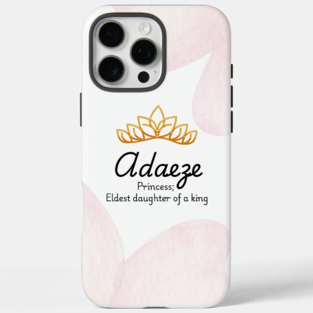 Personalisierter Adaeze iPhone-Fall Case-Mate iPhone Hülle (Rückseite)