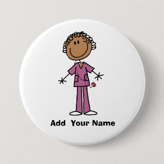 Personalisierter afrikanischer amerikanischer button