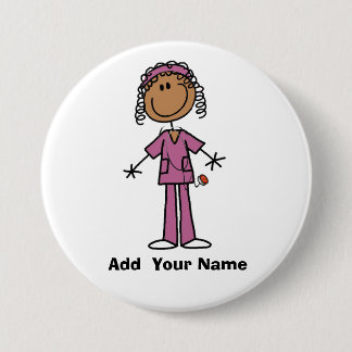 Personalisierter afrikanischer amerikanischer button