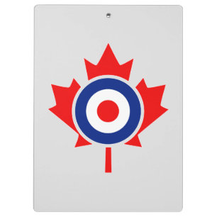 Personalisierter Ahornleaf Roundel Mod CANADA Klemmbrett