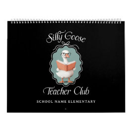 Personalisierter Alberner Gänserlehrer Club Kalender