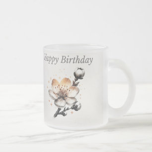 Personalisierter Alles Gute zum Geburtstag Kirschb Mattglastasse