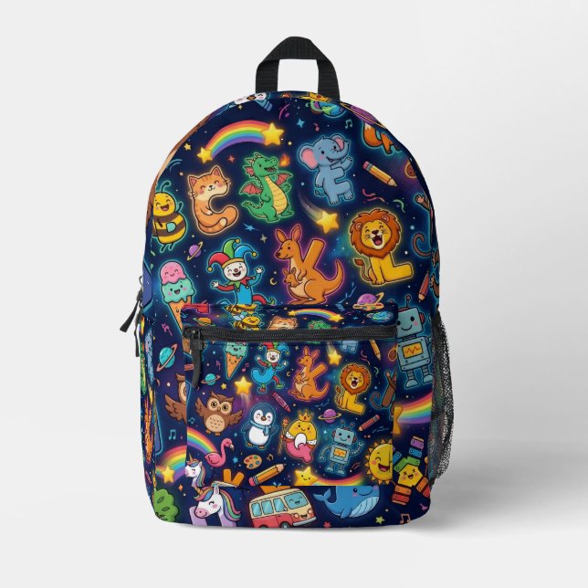 Personalisierter Alphaland Kids Explorer Rucksack  (Vorderseite)