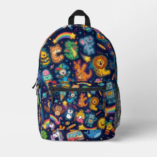 Personalisierter Alphaland Kids Explorer-Rucksack Bedruckter Rucksack