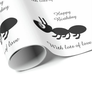 Personalisierter Ameisen-Entwurf Geschenkpapier
