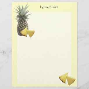 Personalisierter Ananas Letterhead