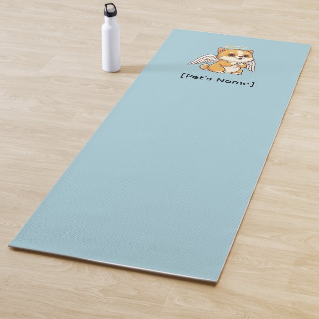 Personalisierter Angel-Hund-Gedächtnis Yoga-Mat Yogamatte (Beispiel)