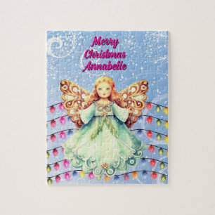 Personalisierter Angel Weihnachten Puzzle