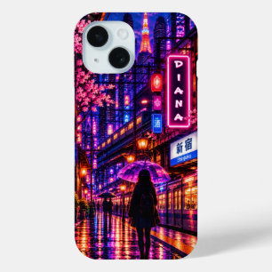 Personalisierter Anime-Tokio-Neon-Name Case-Mate iPhone Hülle