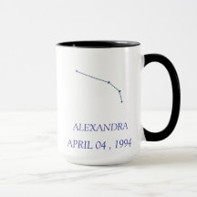 Personalisierter Aries-Sternbild-Becher - Benutzer