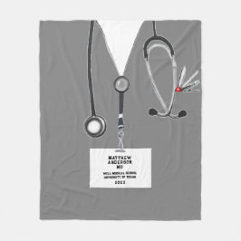 Personalisierter Arzt Fleecedecke
