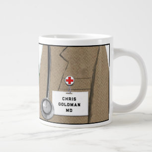 Personalisierter Arzt Jumbo-Tasse