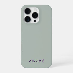 Personalisierter ash Color iPhone Case mit benutze 16 Pro Hülle