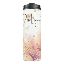 Personalisierter ästhetischer Hintergrund Thermosbecher