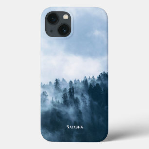 Personalisierter atmosphärischer Nebel über einem  iPhone 13 Hülle