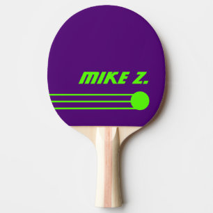 Personalisierter, auf Lila Säure lautender Name Tischtennis Schläger