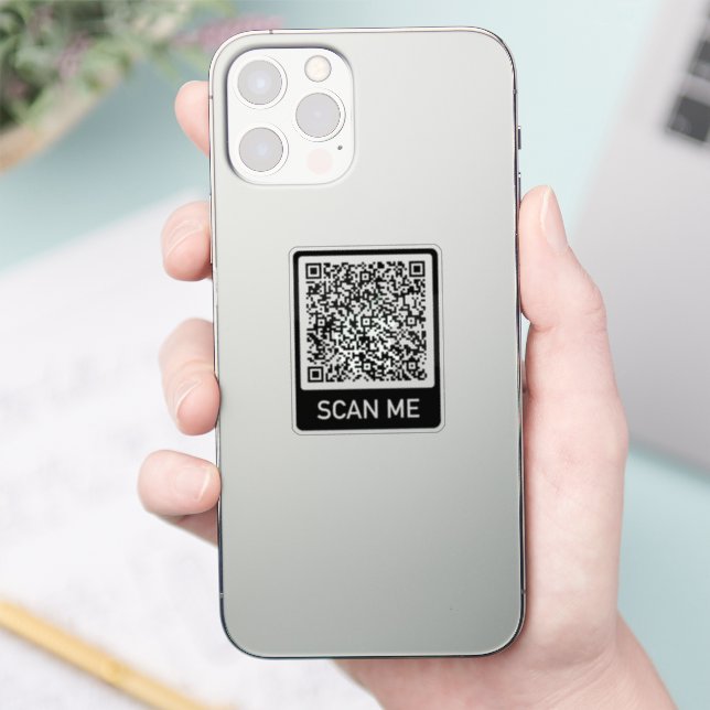 Personalisierter Aufkleber für die QR-Code-Prüfung (Telefon)
