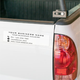Personalisierter Autoaufkleber für Unternehmen