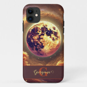 Personalisierter Autumnal Galaxy Harvest Moon Case-Mate iPhone Hülle