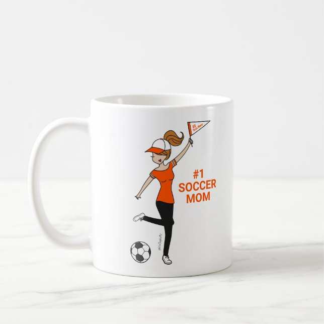 Personalisierter Avatar #1 Fußballfan Kaffeetasse (Links)