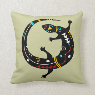 Personalisierter aztekischer Südweststammes- Kissen