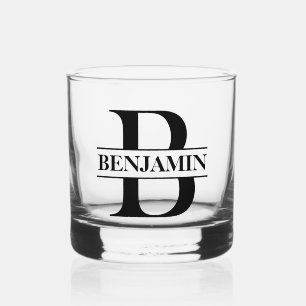 Personalisierter B Name Benutzerdefiniertes Gesche Whiskyglas