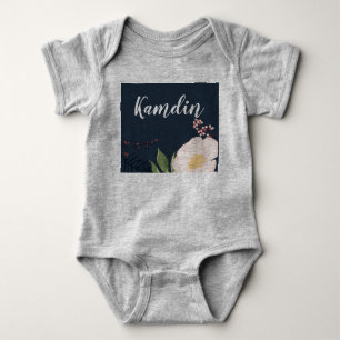Personalisierter Baby Body Anzug Baby Pink Cosmos  Strampler