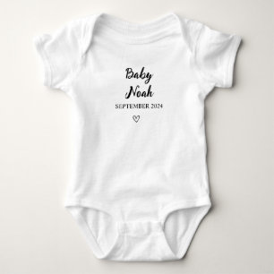 Personalisierter Baby Bodysuit Individuelle Name u Strampler
