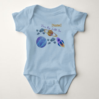Personalisierter Baby Bodysuit "Little Astronaut" Strampler