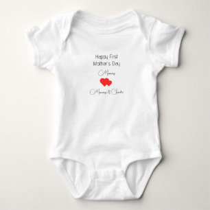 Personalisierter Baby Bodysuit - Mein erster Mutte Strampler