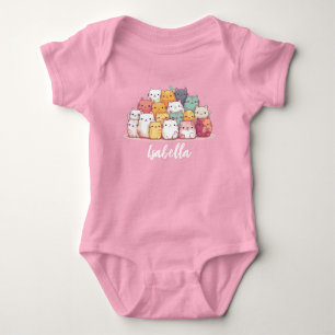 Personalisierter Baby Bodysuit mit Niedlichem Cart Strampler