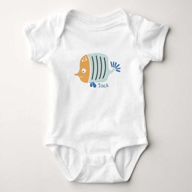 Personalisierter Baby Bodysuit Strampler (Vorderseite)