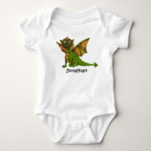 Personalisierter Baby-Drache Baby Strampler