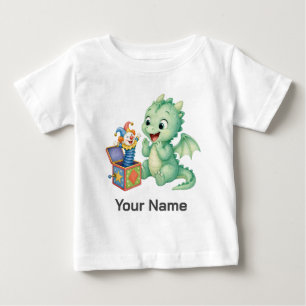 Personalisierter Baby-Drache Kinder Jack in the Bo Baby T-shirt