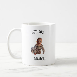 Personalisierter Baby-Fotomug für Opa & Oma Kaffeetasse