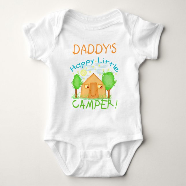 Personalisierter Baby-/KinderCampings-T - Shirt (Vorderseite)