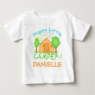 Personalisierter Baby-/Kindersommer-Campings-T - Baby T-shirt