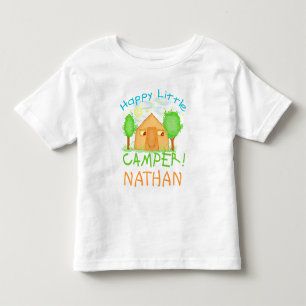 Personalisierter Baby-/Kindersommer-Campings-T - Kleinkind T-shirt